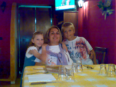 Kristina, Rina e Sacha